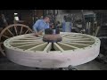 Building 1,018 lb Wagon Wheel For a Chandelier | Engels Coach Shop