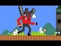 Super Mario Bros. but there are MORE Custom Flower! | Game Animation