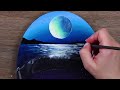 Simple Acrylic Technique Painting Rainbow｜Relaxing Art Videos