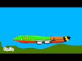 Tends air flight 8898 - crash animation