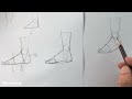 How to draw Feet / Useful tips & Tutorial !!