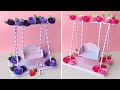 How to make a Paper Swing / DIY Miniature Swing Making at Home / Paper Crafts Idea