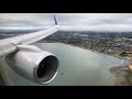 LOUD Early Morning 757-200 Takeoff in Seattle w/ Gorgeous Mt Rainier Views + Landing at SFO