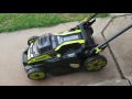 2017 Ryobi 40V Self-Propelled Electric Lawn Mower Unboxing and Review