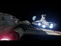 Republic Venator Class Star Destroyer Fleet Exiting Hyperspace - Short Animation