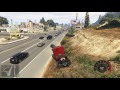 GTA 5 xe container Mod 400 Mã Lực - Tàn Phá Đường Cao Tốc Mỹ Cùng Hung thần Xa Lộ