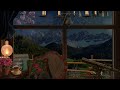 Cozy Ambience. Spend Your Peaceful Summer Night in a Cozy Chalet. ASMR Ambience.