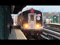 ᴴᴰ⁶⁰ ᴴᴰᴿ NYC Subway: (F) Trains running over the (D) Line @ 20th & 18th Avenues (ft. R160 D)