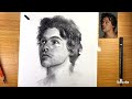 Portrait pencil sketch drawing technique || portrait sketch kaise banaye