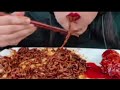 BLACK BEAN NOODLE KOREAN STYLE SPICY LEG PIECE FRY EATING || SPICY NOODLE || MUKBANG ASMR EATING
