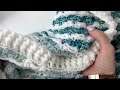 Glistening Glacier Afghan - Inset Mosaic Crochet Pattern