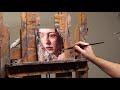 Building Up Form and Sculpting with Paint - A Contemporary Oil Portrait Session