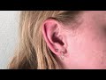 How to make silver stud earrings