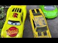 Test Run !!! Looking for Disney Pixar Car, Lamborghini, Mini Cars and Test Race it