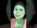 ‘DISGUST’ Inside Out Makeup Transformation 💚 #InsideOut2 #illusionmakeup #makeuptutorial