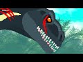 Dinosaurs cartoons battles: Indoraptor vs Utahraptor | DinoMania