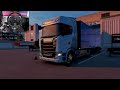 Scania EV - Euro Truck Simulator 2 | Steering wheel gameplay