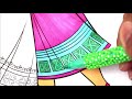 How to Color FROZEN 2 Elsa, Anna and Mum Coloring Drawing Video Educativo 2019
