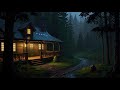 Sleep Tight to Soothing Summer Night Rain in Tranquil Forest | Stress Relief | White Noise