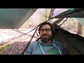 Epping Forest wild camp and playing with a hammock