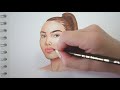 HOW TO DRAW 3/4 FACE AND SIDE PROFILE | Drawing Tutorial