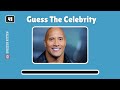 Guess the Celebrity in 3 Seconds | 100 Most Famous People