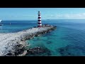 Ocean Cay, MSC Cruise Line's private island from the air.