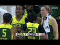 Shey Peddy Exits ON STRETCHER From ELBOW To HEAD/NECK Flagrant Foul Phoenix Mercury vs Seattle Storm