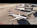 MSFS2020 FSS Embraer 175 LOT Polish Airlines landing at Warsaw Okecie (EPWA), Poland