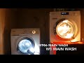 Old vs. new washer, Wash and  Stain removal test, New Miele W1 vs. 20 years old Miele W986