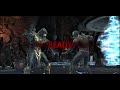 Mk game in mobile  scorpion, sub-zero's action moves