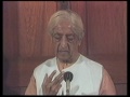 What is myself and what is its relation to the cosmos? | J. Krishnamurti