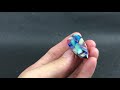 Resin art Amazing Colour gemstone Pendant jewelry / epoxy resin art jewelry pendant S69