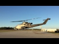 AH-1 Cobra startup and takeoff