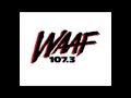 The Last Hour of WAAF, Boston's Rock Station, 107.3FM