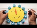 Wall Clock from Cardboard || Creative Ideas from Plastic Bottle Caps | How to make a wall clock easy