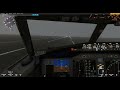 Very Windy landing on a Delta 737 Newark airport live weather. (Microsoft Flight Simulator)