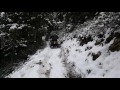 YFZ 450 Snow hill climb 2