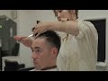 💈ASMR Full Haircut Course by Talented Female Barber Akiko in Tokyo, Japan | Soft-Spoken