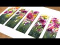 how to paint and doodle loose florals + minimize paper buckling (beginner level)