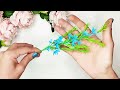 Blue Flowers | How to Make Blue flowers Art and Craft | Easy Flower Making tutorial