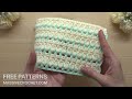 Very Easy Crochet Pattern for Beginners! ⚡️ 🩵 Unusual Crochet Stitch for Baby Blanket