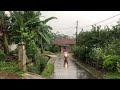 Dangerous‼️ heavy rain and thunderstorm in my village Indonesia || let's go to sleep || Javaland