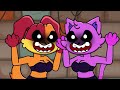 ¡Estamos atrapados en el ascensor! ¿Pero Catnap parece feliz? | AMAPOLA TIEMPO DE JUEGO 3 ANIMACIÓN