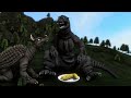 Rare Footage of GODZILLA Eating CORN