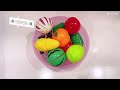 ASMR satisfying video/fruits and vegetables/plastic ASMR cutting#viraltrend #relaxing#satisfying