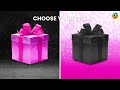 Choose Your Gift! 🎁 PINK vs BLACK 💗🖤