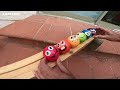 Marble Run Race ASMR Whirlpool | Colorful Pop Tube | Magic Slime Ball