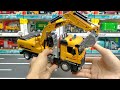 Review Of Metal Diecast Trucks Of Road Sweeper Truck, Wingbox Truck, Excavator, Garbage Truck