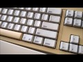 Apple Extended Keyboards (AEK v AEKII) comparison video